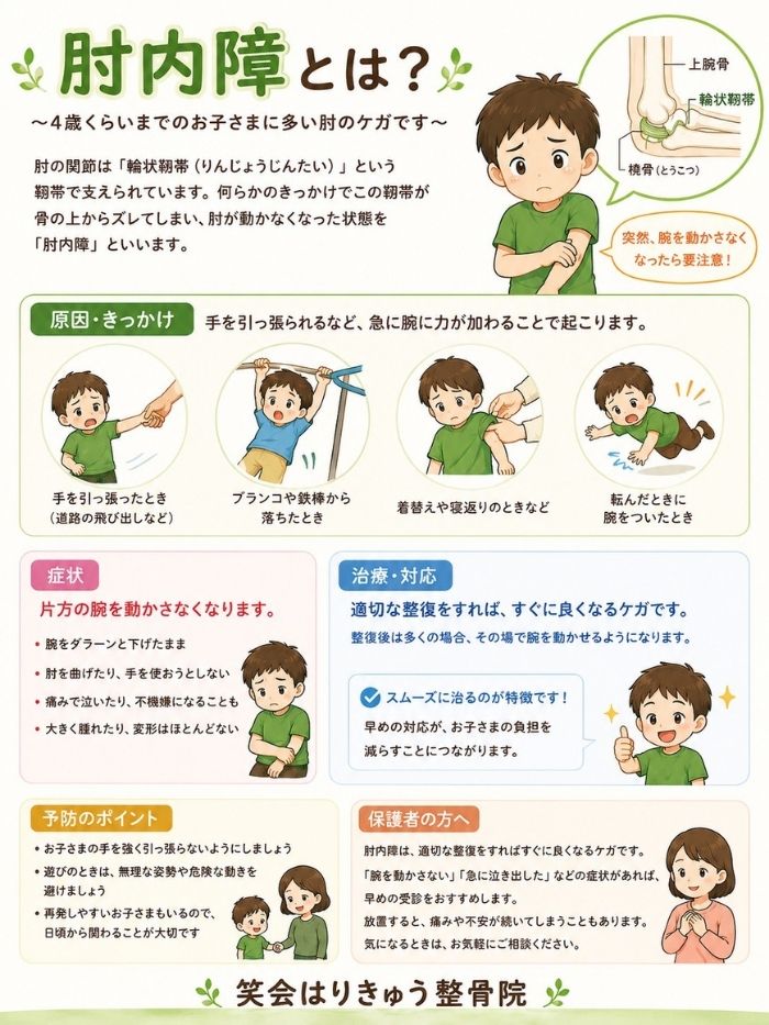 肘内障(ちゅうないしょう)
